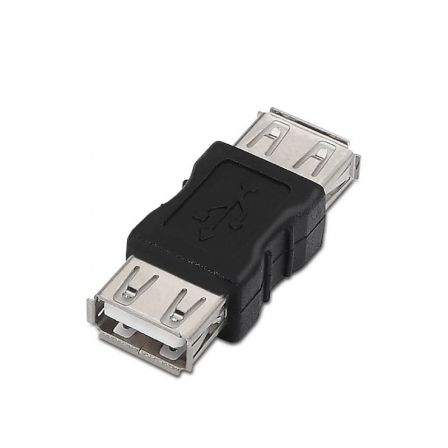 Aisens Adaptador USB 2.0 Hembra a Hembra Negro A103-0037